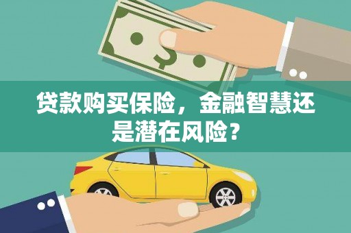 竹东贷款购买保险，金融智慧还是潜在风险？
