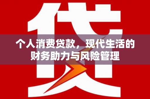 扶绥个人消费贷款,现代生活的财务助力与风险管理 扶绥个人消费贷款,现代生活的财务助力与风险管理