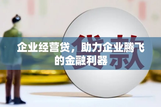 合山企业经营贷，助力企业腾飞的金融利器