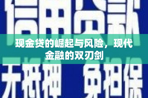 学甲现金贷的崛起与风险，现代金融的双刃剑