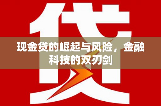 阳春现金贷的崛起与风险，金融科技的双刃剑