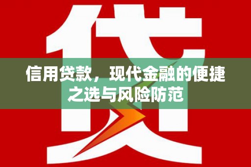鹤岗信用贷款，现代金融的便捷之选与风险防范