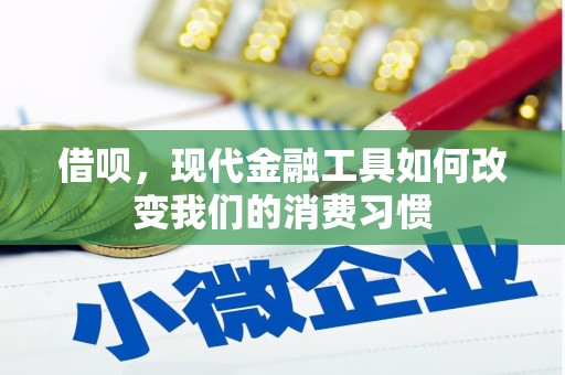 郊区借呗，现代金融工具如何改变我们的消费习惯