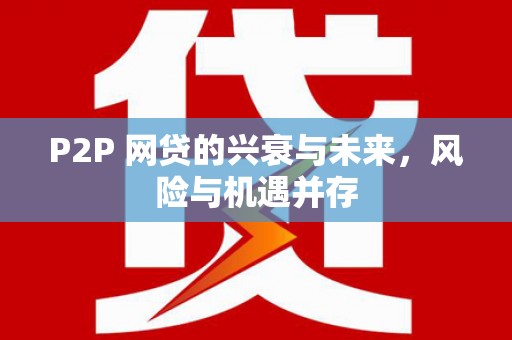 高树P2P 网贷的兴衰与未来，风险与机遇并存