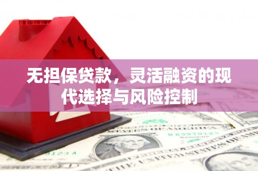德宏无担保贷款，灵活融资的现代选择与风险控制