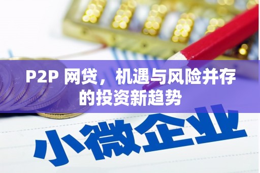 南屯P2P 网贷，机遇与风险并存的投资新趋势